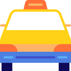 Minivan Taxi Svg Line Art, Free Vectors File